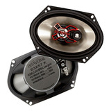 Auto Falante 5x7 Polegadas Triaxial Bravox 100wrms Som Cor P