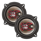 Auto Falante Triaxial Bravox 5 B3x50x 100w Rms Par Cor Preto