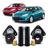 Auto Importados Par Kit Coxim Rolamento Batente Coifa Amortecedor Dianteiro Compatível Com Focus Titanium Hatch 2014 2015 2016 2017 2018 2019