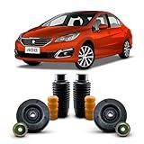 Auto Importados Par Kit Coxim Suporte Batedor Batente Coifa Guarda Pó Amortecedor Dianteiro Peugeot 408 2015 2016 2017 2018 2019