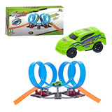 Auto Pista Automotiva Looping Menino 4 Voltas 360 Graus