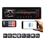Auto Radio Automotivo Bluetooth 2usb Sd Mp3 Player Som Carro