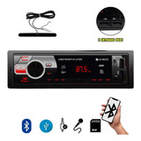 Auto Rádio Bluetooth Mp3 Player Som Fiat Uno Com Antena