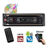Auto Rádio Cd Player Am Fm Mp3 Usb Sd Bluetooth Roadstar
