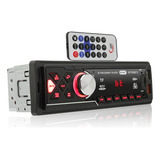 Auto Rádio Som Automotivo Bluetoth Mp3 Usb Fm Aux Controle