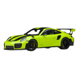 Autoart 1 18 Porsche 911 991 2 Gt2 Rs Weissbach 2017 Verde