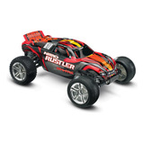 Automodelo Nitro Traxxas Rustler Rtr Red 50 Mph Escala 1 10