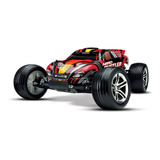 Automodelo Nitro Traxxas Rustler Rtr Red 50 Mph Escala 1 10