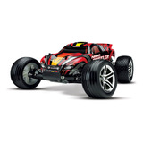 Automodelo Nitro Traxxas Rustler Rtr Red 50 Mph Escala 1 10