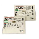 Autorama Adesivo F1 1 32 Equipe Jordan sasol 2 Fls
