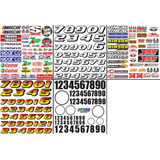Autorama Adesivos C 5 Folhas Sortidas P 1 32 E 1 24 5 Fls