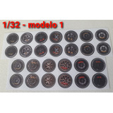 Autorama Adesivos Rodas Dianteiras 1 32 Ou 1 24 Slot Car