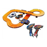 Autorama Pista Hot Wheels Slot Car Track Set 380cm Bivolt