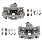 Autoround 19B2737 19B2736 Conjunto De Pinça De Freio A Disco Traseiro Com Suporte Adequado Para Toyota 4Runner 2010 2022 Sequoia 2001 2007 Lexus GX460 2010 2022 GX470 2003 2009 Ambos Lado Do