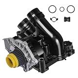 AUTOSTARSHIP Bomba De Água De Alumínio Do Motor Compatível Com 2008 2013 Audi A3 2 0L 2011 2016 Audi Q5 L4 2 0L 2009 2018 Volkswagen Tiguan L4 2 0L 06H121026Cq 06H121026Ab