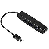 AuviPal Adaptador De Hub Micro USB OTG De 3 Portas 3 Portas USB Porta De Alimentação Para Fire Stick 4K Playstation Classic Raspberry Pi Zero Sega Genesis Mini S NES Classic Mini E Mais 