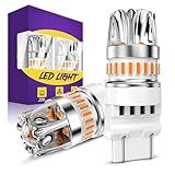 Auxbeam 3157 Lâmpadas LED Amarelo Âmbar Série Y2 Luz De Seta 600 Mais Brilhante Com Projetor E Refletor 3157A 3157NA 3057 3457 4157 T25 Lâmpadas LED De Seta Super Brilhantes