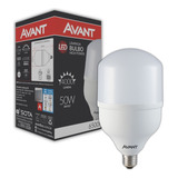 Avant Kit 10 Lâmpadas Led Bulbo 50w Alta Potência E27 Cor Da Luz Branco frio 110v 220v