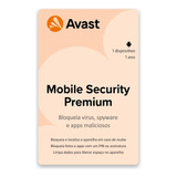Avast Mobile Security 01 Dispositivo 01 Ano. Envio Imediato!
