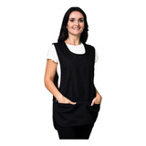 Avental Bata Oxford Lojaloja Frente E Costa 2 Bolsos