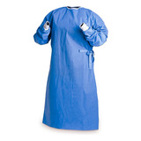 Avental Descartável Cirúrgico Estéril Azul Capote