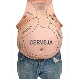 Avental Divertido Homem Engraçado Gordo Churrasco