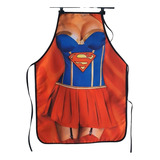 Avental Divertido Personalizado Feminino Supergirl