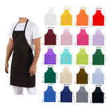 Avental Frente Oxford C Bolso Uniforme Masculino Feminino