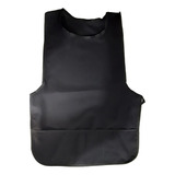 Avental Jaleco Bata Feminino Oxford Bolso Amarra Na Lateral
