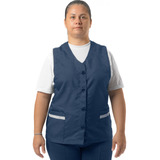 Avental Jaleco Copeira Serviços Gerais Babado Uniforme Bolso