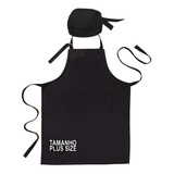 Avental Oxford Plus Size C Bandana Chef Extra Grande Xl Gg