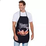Avental Preto Divertido Frases De Churrasco Cozinheiro Churrasqueiro Unico