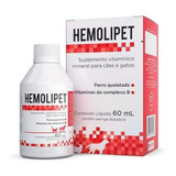 Avert Hemolipet 60ml Suplemento Vitamina Minerais Cães Gatos