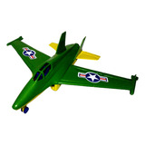 Avião Brinquedo F 15 Verde War Aircraft Toy Jato De Guerra