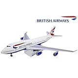 Avião British Airways Boeing 747 Quebra Cabeça 3D Colagem Miniatura Papercraft HAS BRASIL
