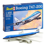 Avião Comercial Boeing 747 200 1 450 Revell 3999