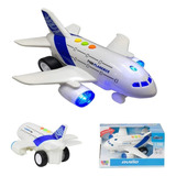 Avião De Brinquedo Com Som E Luzes E Fricção Mega City