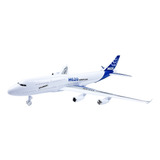 Avião De Brinquedo Luz Led Fricção Som Jumbo H620 Plástico