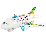 Avião De Brinquedo Maluco Bate E Volta Que Anda Com Som Luz E Som Infantil