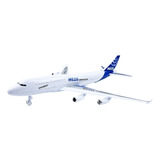 Avião De Brinquedo Musical Luz Fricção Som Jumbo H620 Grande