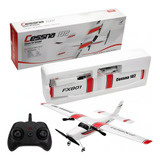 Avião De Controle Remoto Cessna 182 Fx801 Para Iniciantes