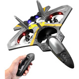 Avião De Controle Remoto Drone Para Criança Aero Jato Caça