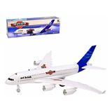 Avião Fricção Brinquedo Boeing 35cm Presente Decoração F