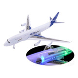 Avião Miniatura Brinquedo Luz E Som Fricção Dia Das Crianças