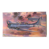 Avião Sbd 3 Dauntless Kit Hasegawa 1 48