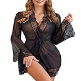 Avidlove Quimono Feminino De Renda Babydoll