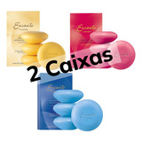 Avon Encanto Caixa Sabonetes 4 Unid X 80g Kit 2 Caixas