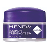 Avon Renew Platinum Noite 15g Creme Anti Sinais