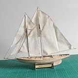 Avtytsda Escala 1 87 DIY Hobby Navio Ciência Equipmen Montagem Kits De Barco Kit Barco Vela Artesanato Artesanato Corte A Laser Kits De Modelo Para Construir