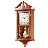 AYRELY Relógio De Parede Vintage Avô De 63 Cm Com Pêndulo E Carrilhão Campainha De Hora Quarto De Hora Moldura De Borracha Relógio De Parede Vintage Grande Para Sala De Estar Presente De